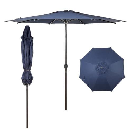 Abba Patio 9ft Market Umbrella with Push-Button Tilt